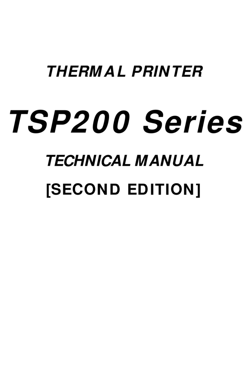 Star Micronics TSP200 Series User manual