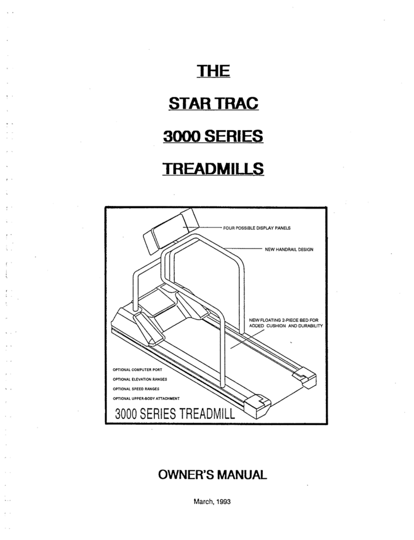 Star Trac 3000 Series User manual