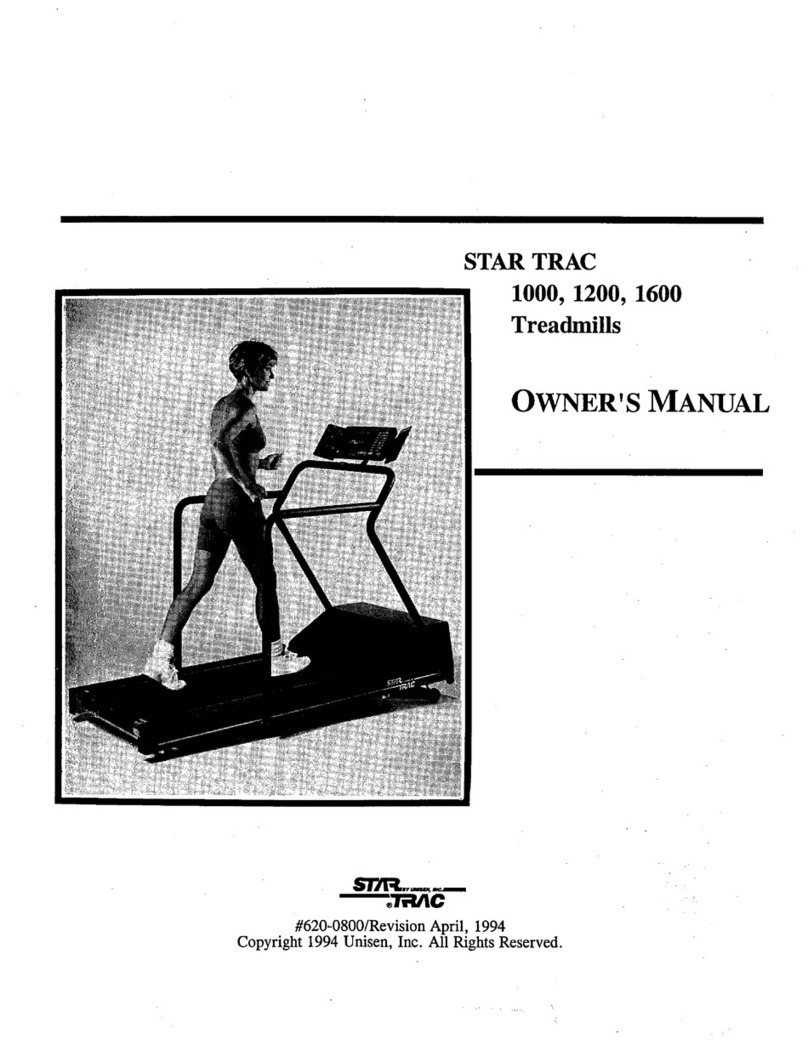 Star Trac 1000 User manual