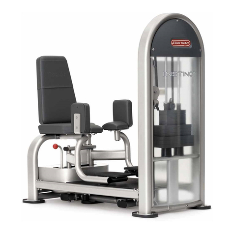 Star Trac Instinct Inner/Outer Thigh Machine owner's manual Star Trac Instinct Inner/Outer Thigh Machine owner's manual