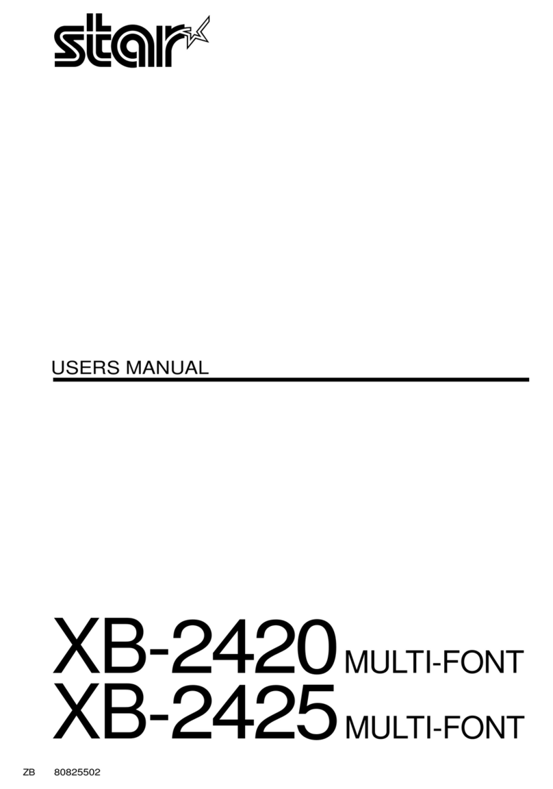 Star Micronics XB-2425 User manual