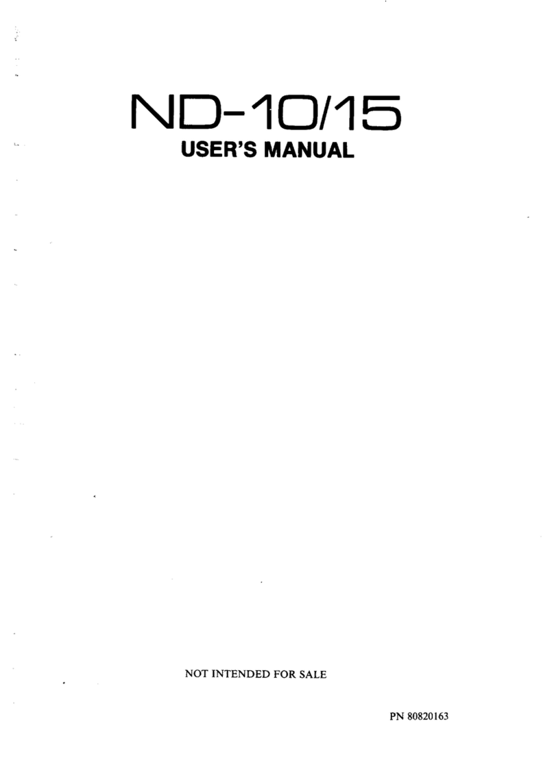 Star Micronics ND-10/15 User manual