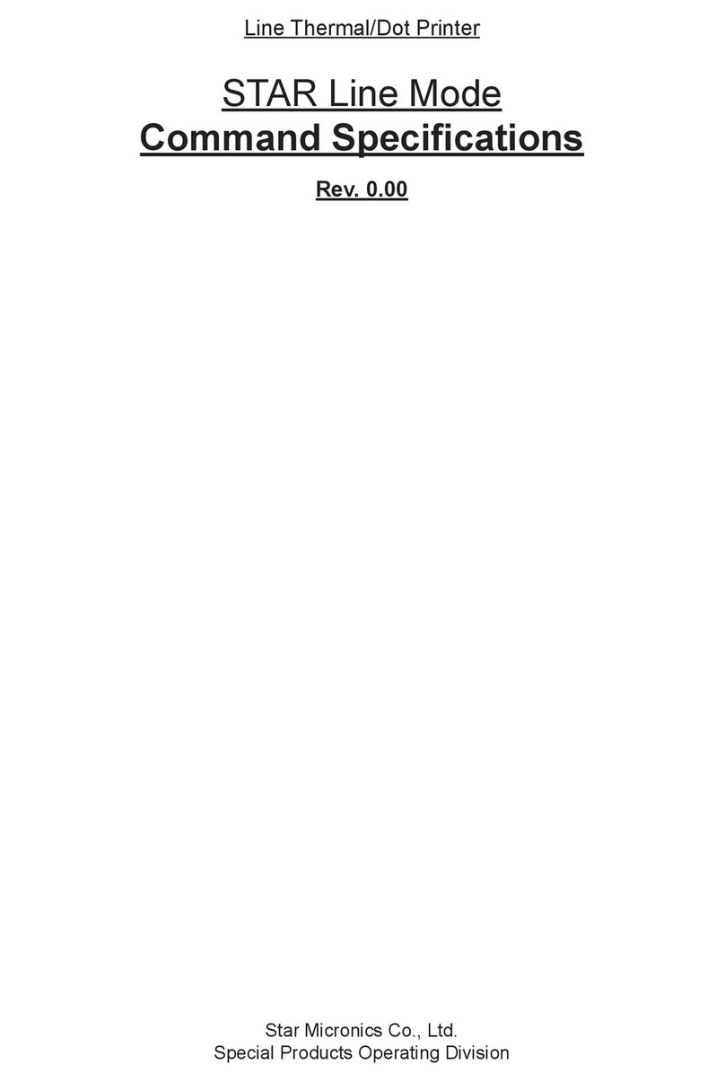 Star Line Thermal/Dot Printer User manual Star Line Thermal/Dot Printer User manual
