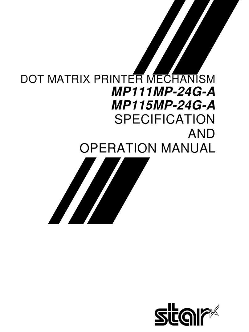 Star Micronics MP111MP-24G-A Operation manual