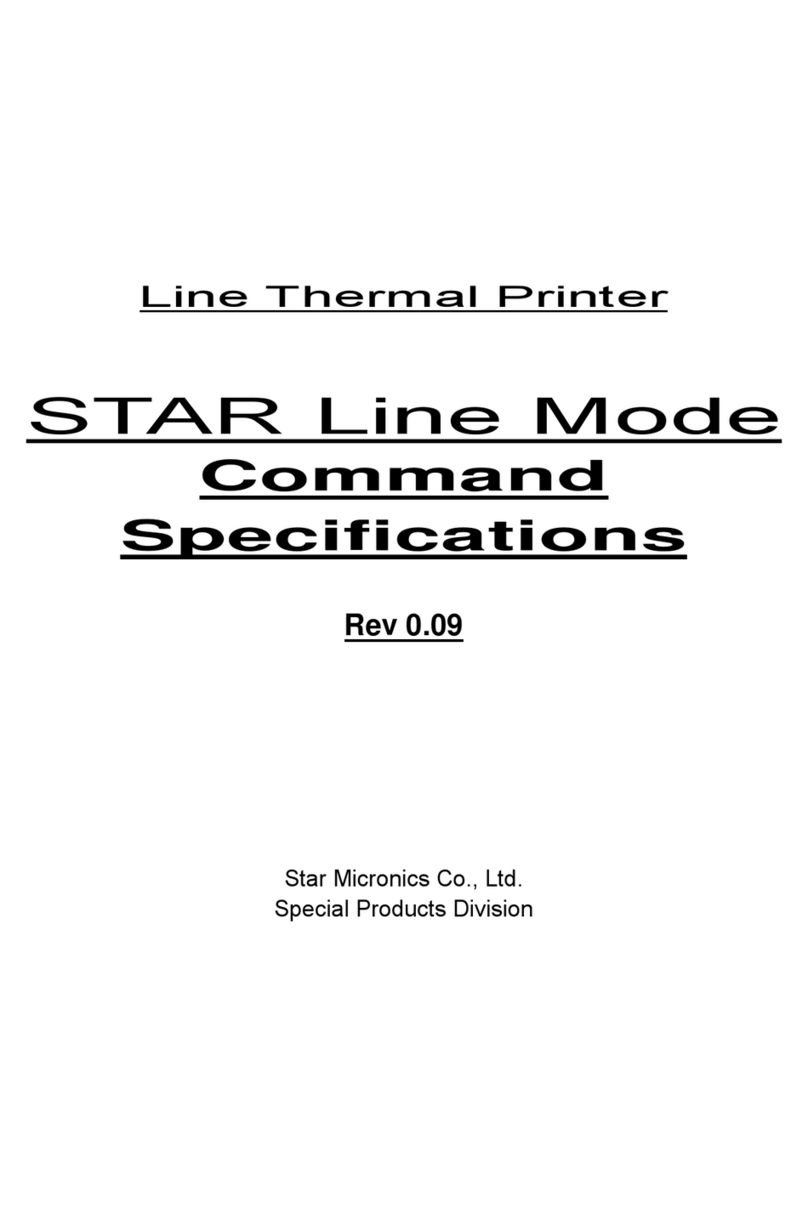 Star Micronics Line Thermal Printer User manual