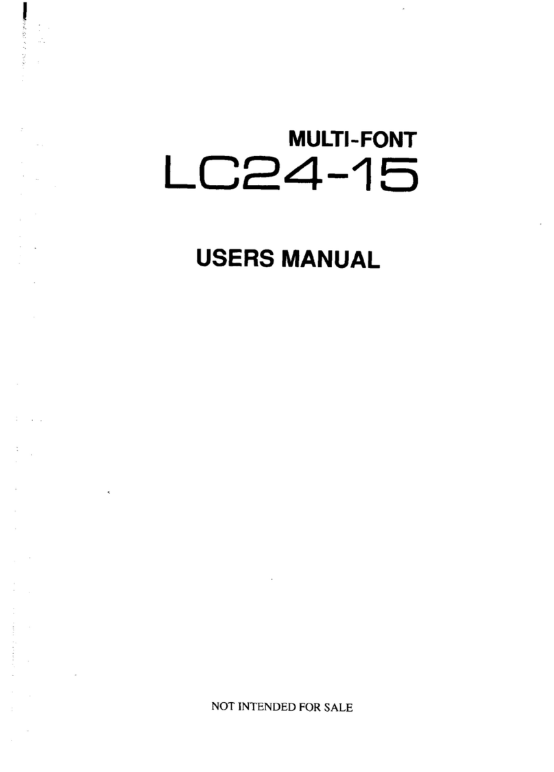 Star Micronics LC24-15 User manual