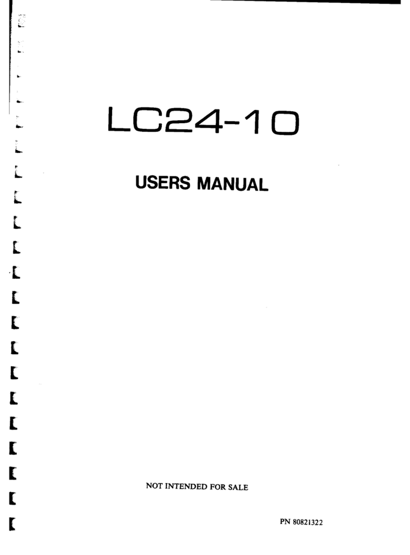 Star Micronics LC24-10 User manual