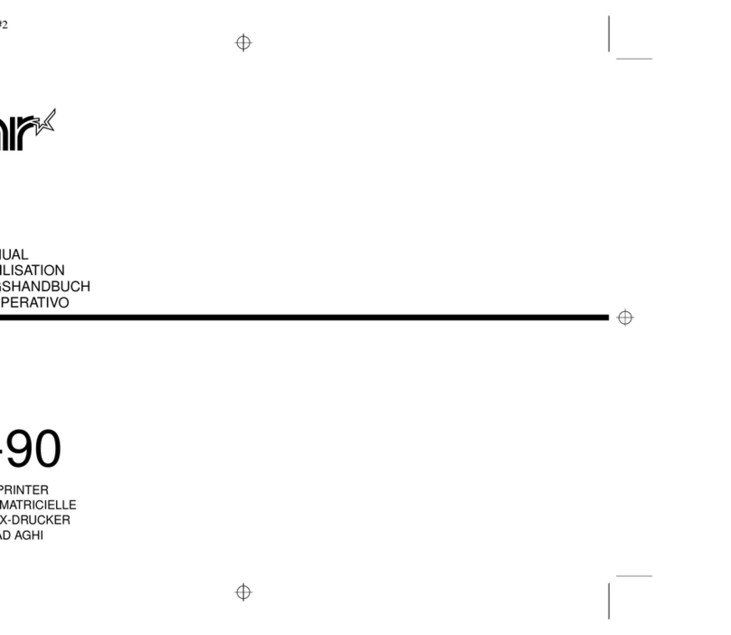 Star Micronics LC-90 User manual