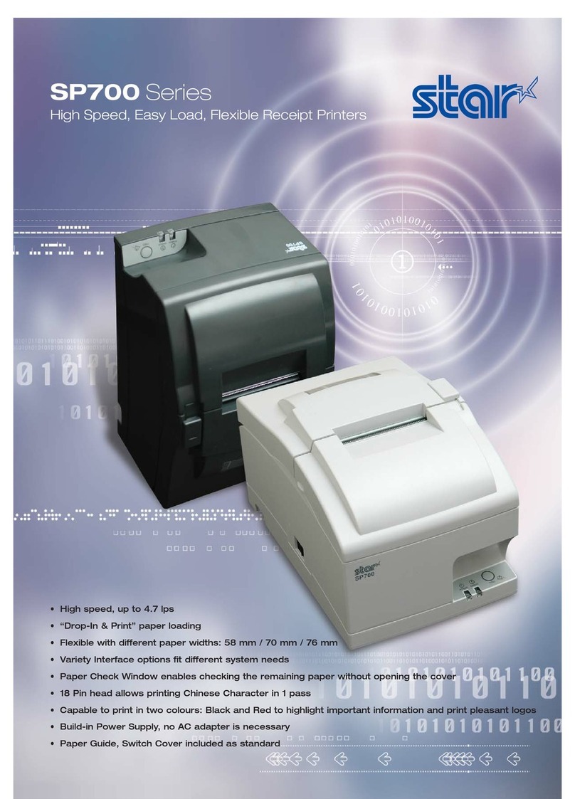 Star SP700 Series Specifications