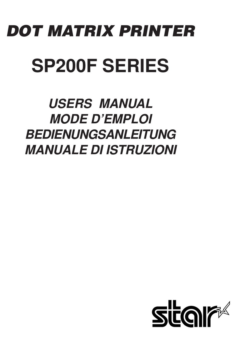 Star SP200F SERIES User manual