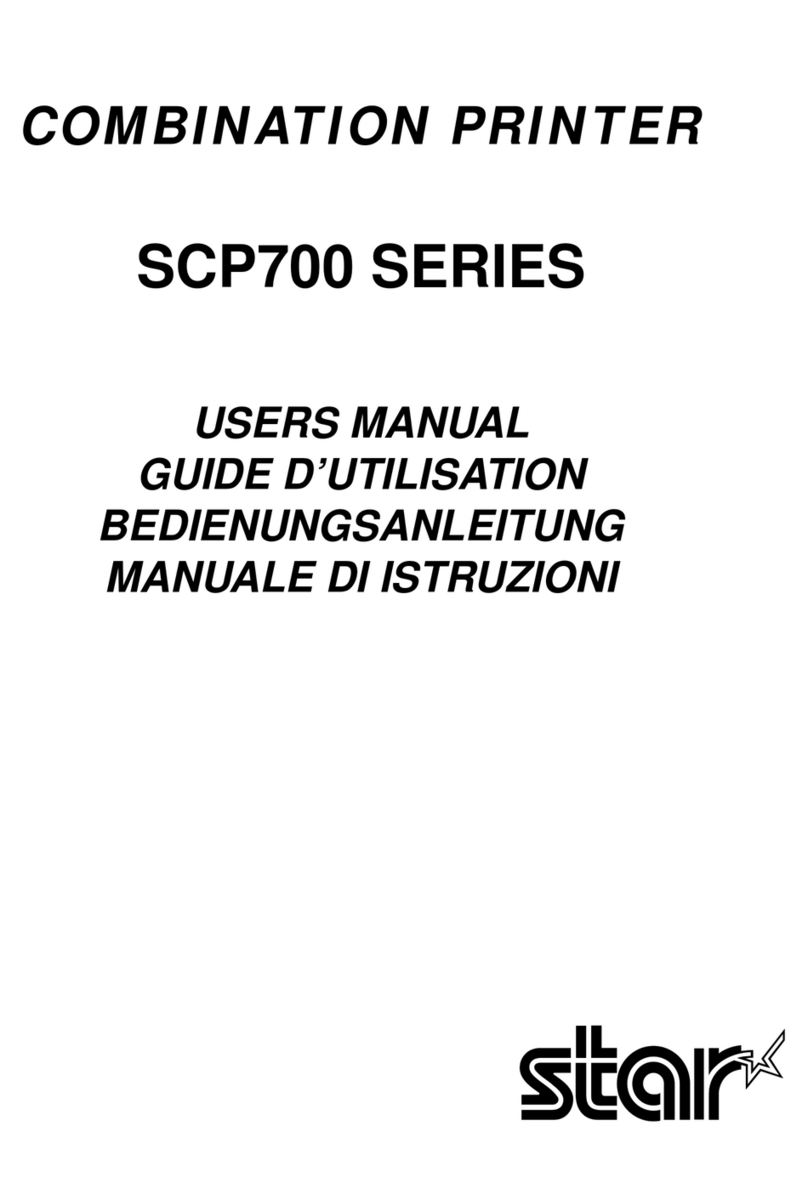 Star Micronics Star SCP700 Series User manual