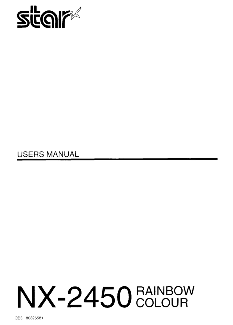 Star Micronics NX-2450 User manual Star Micronics NX-2450 User manual