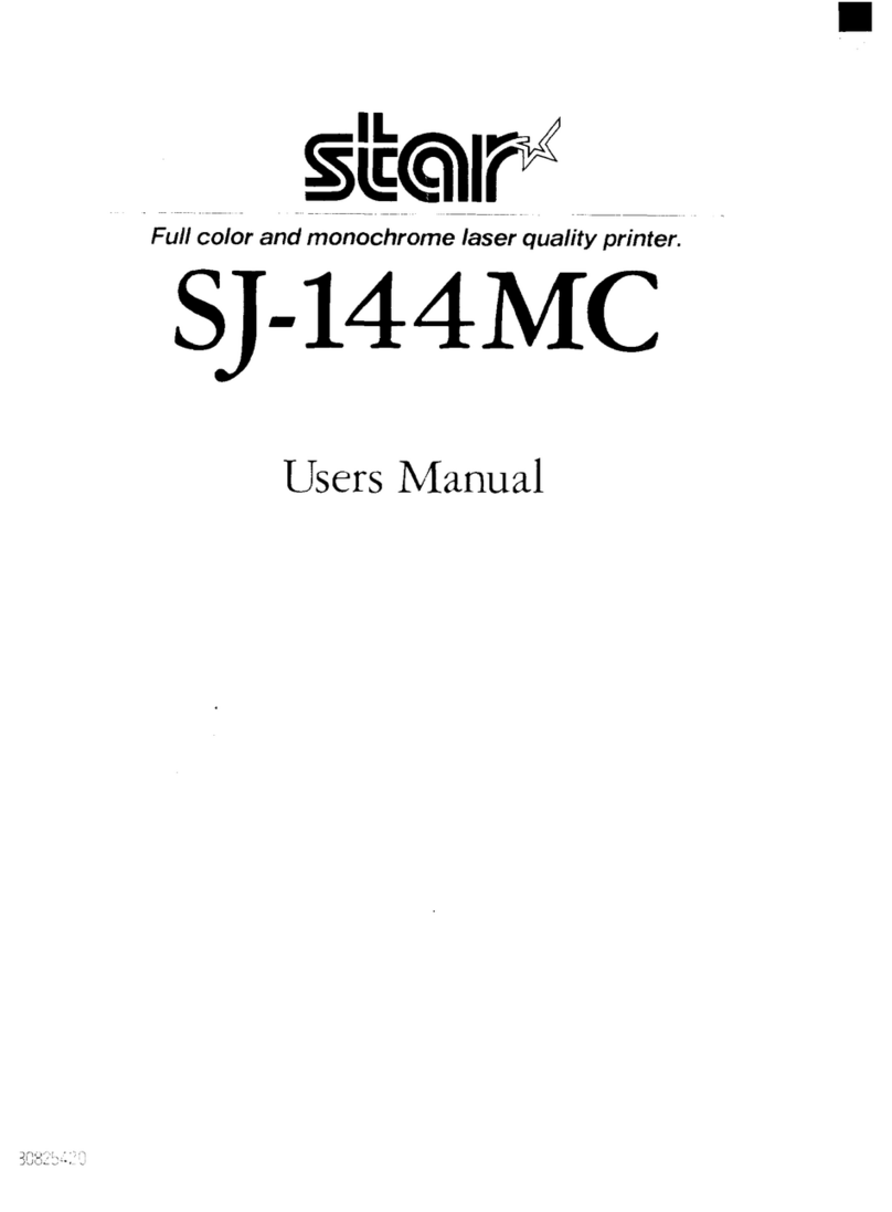Star Micronics SJ-144MC User manual