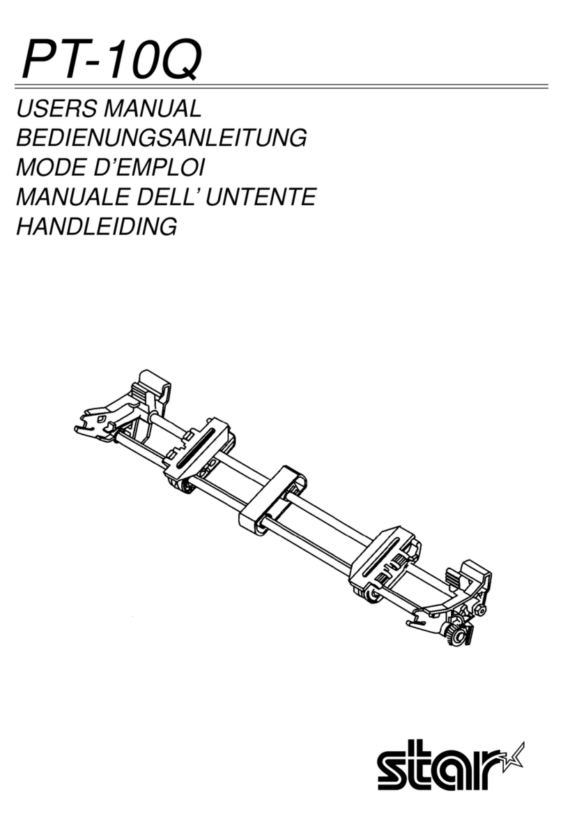 Star Micronics PT-10Q user manual