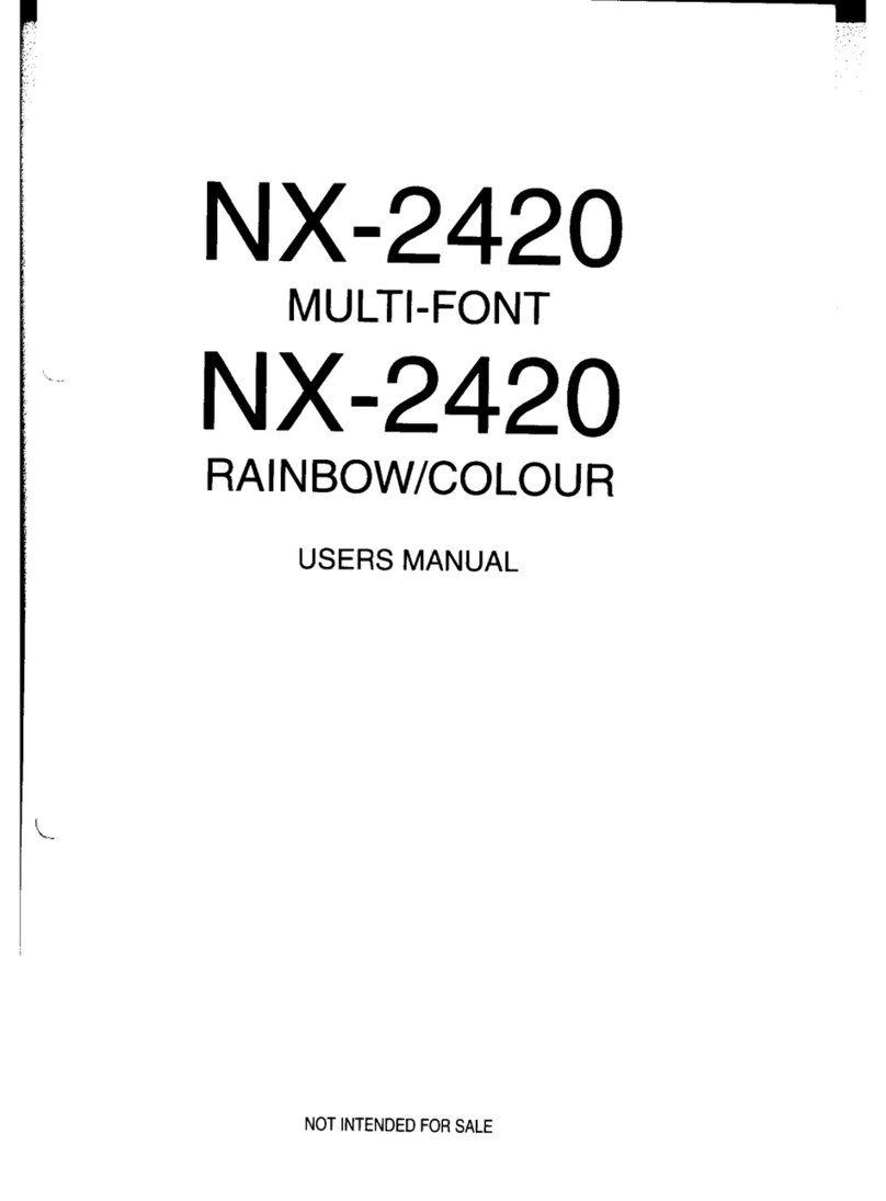 Star Micronics NX-2420 Multi-Font User manual