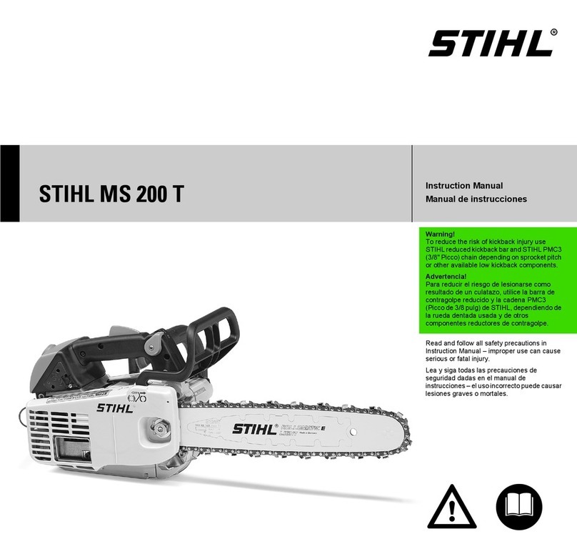 Stihl MS 200 T User manual