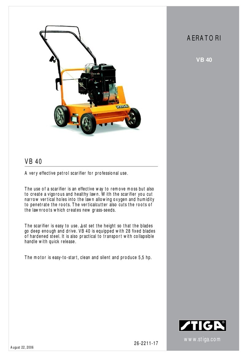 Stiga AERATORI VB 40 User manual Stiga AERATORI VB 40 User manual