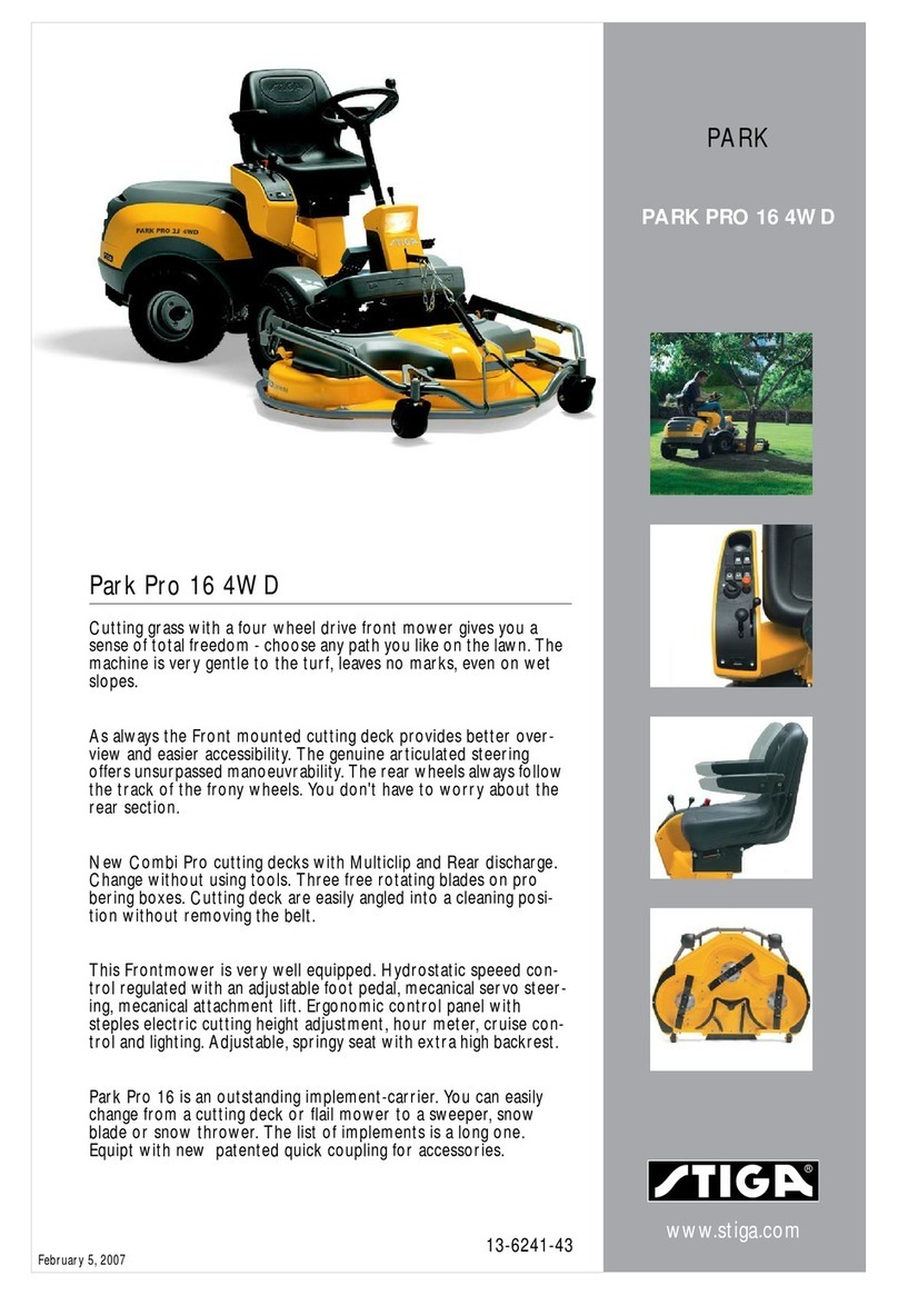 Stiga PARK COMPACT 16 4WD User manual