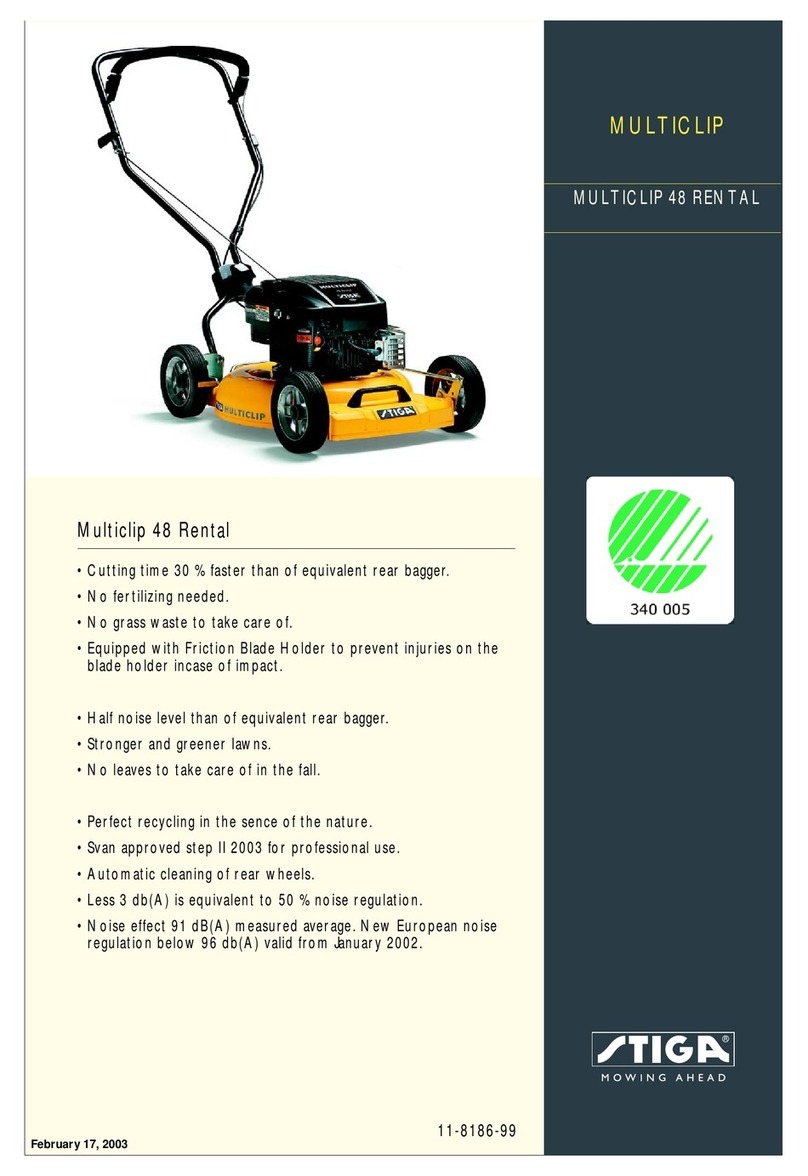 Stiga MULTICLIP 11-8186-99 Specifications