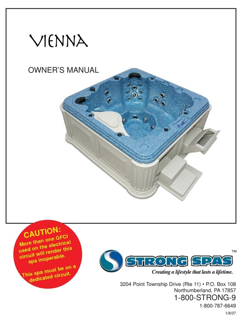 Strong Pools and Spas Vienna User manual