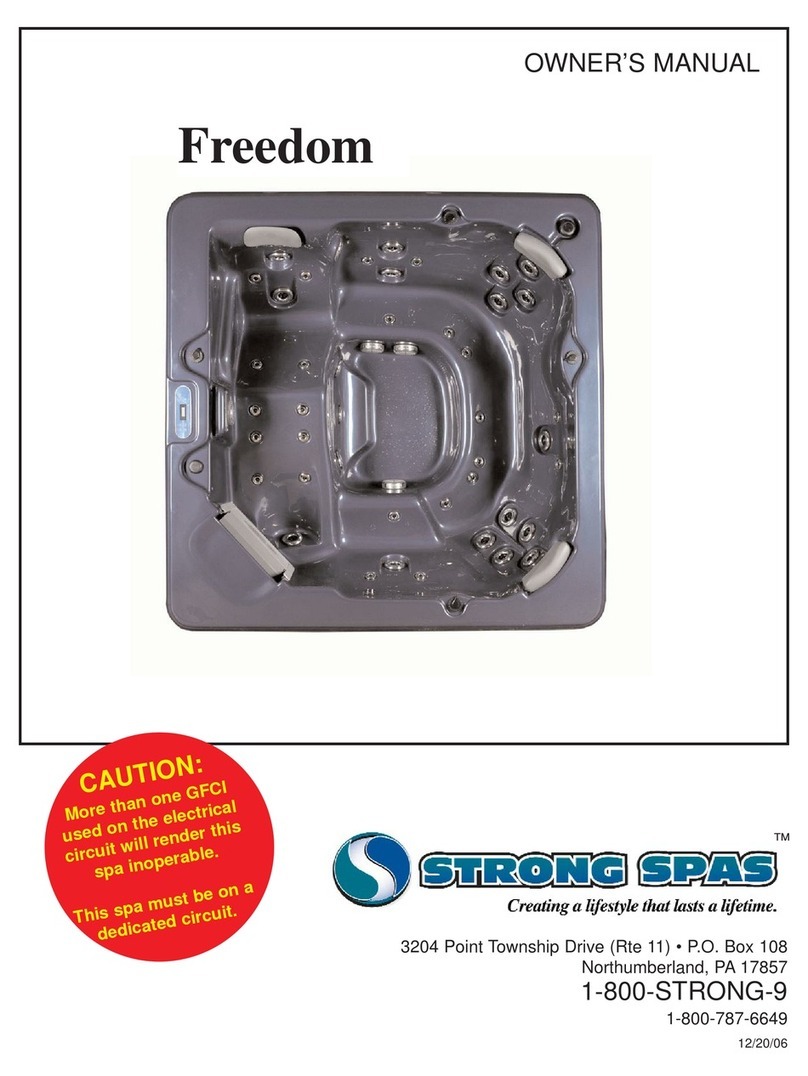 Strong Pools and Spas Freedom User manual