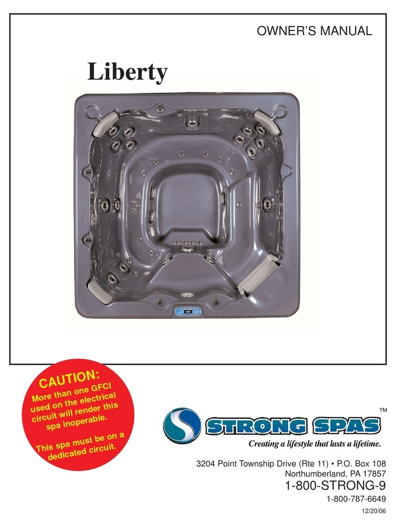 Strong Pools and Spas Liberty owner's manual