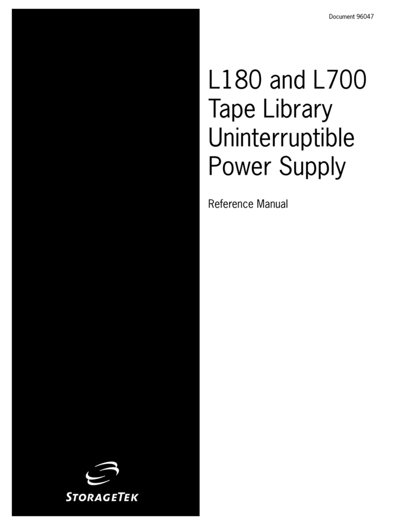 StorageTek L180 Reference manual