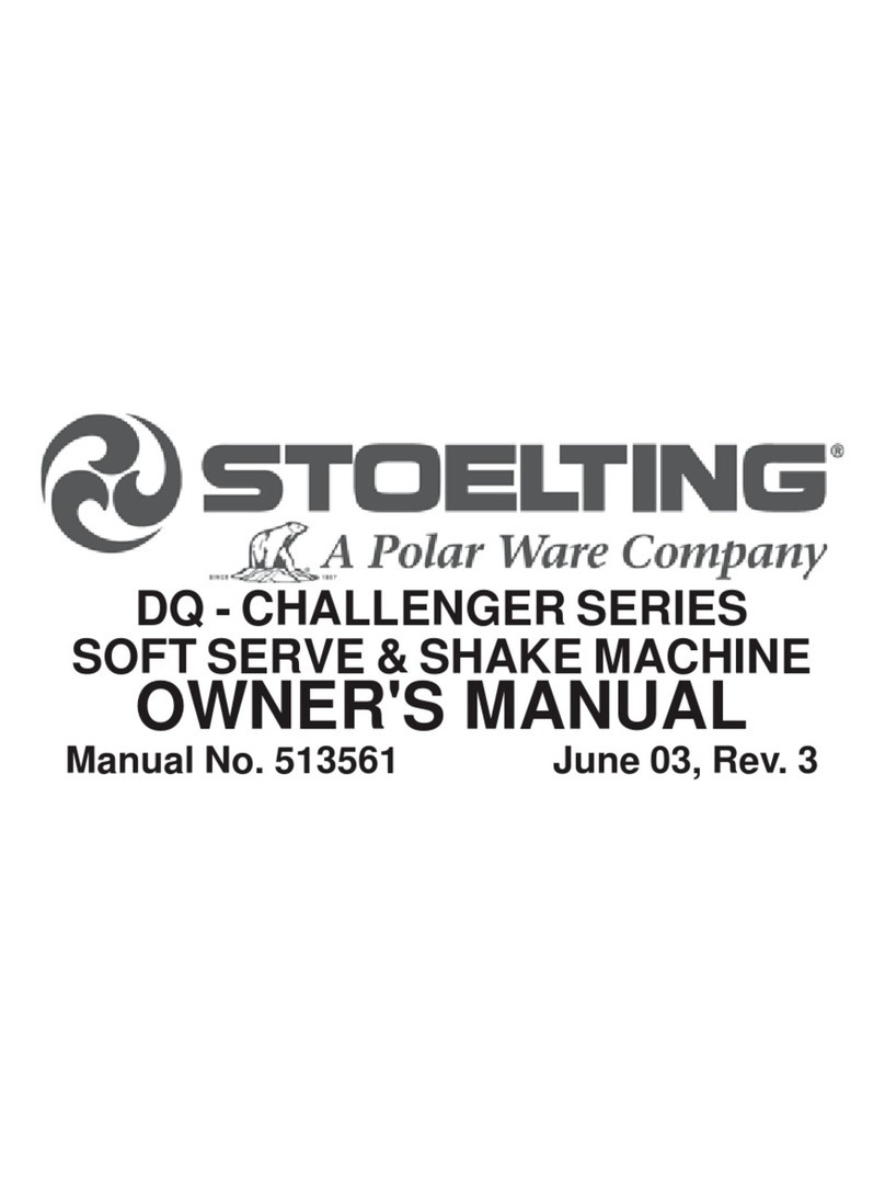 Stoelting SHAKE MACHINE owner's manual