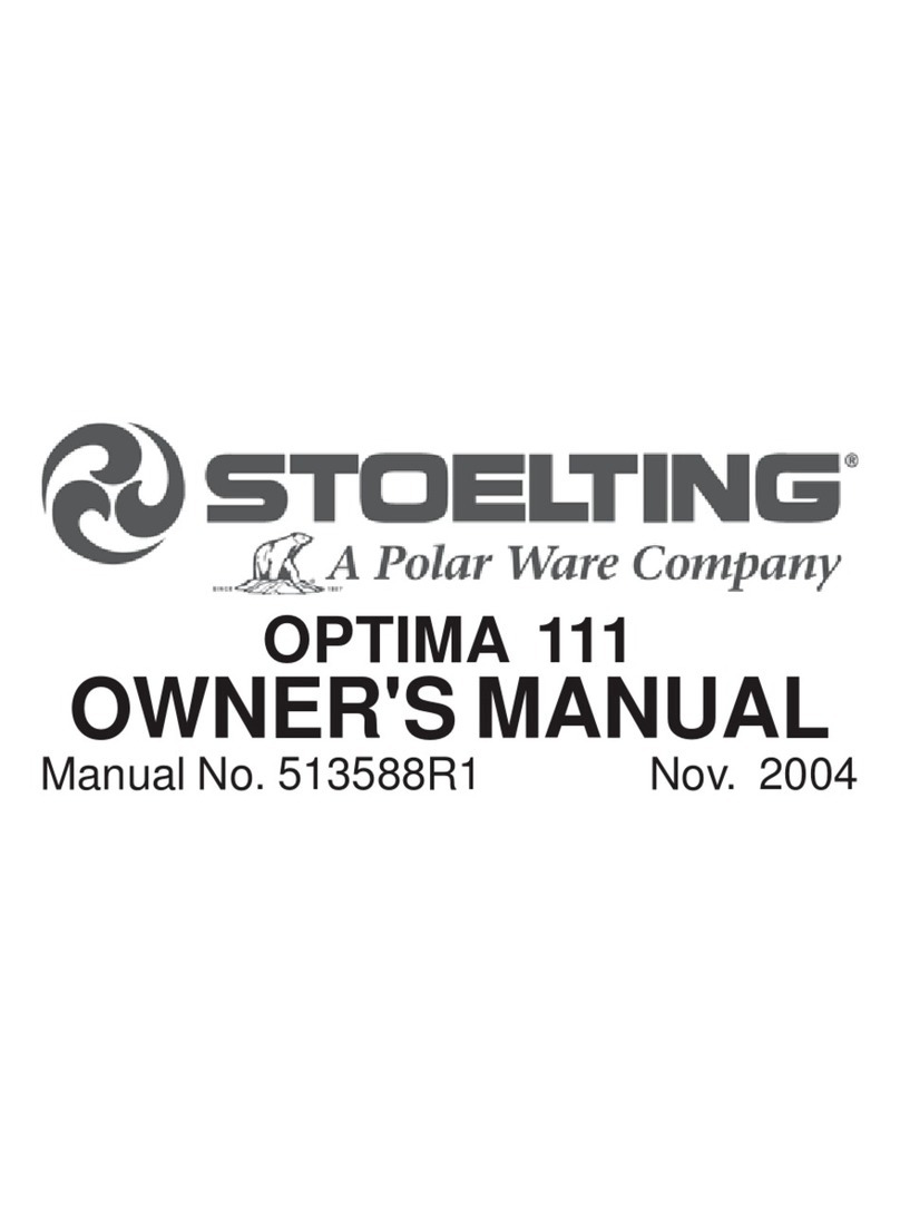 Stoelting 513588R1 owner's manual