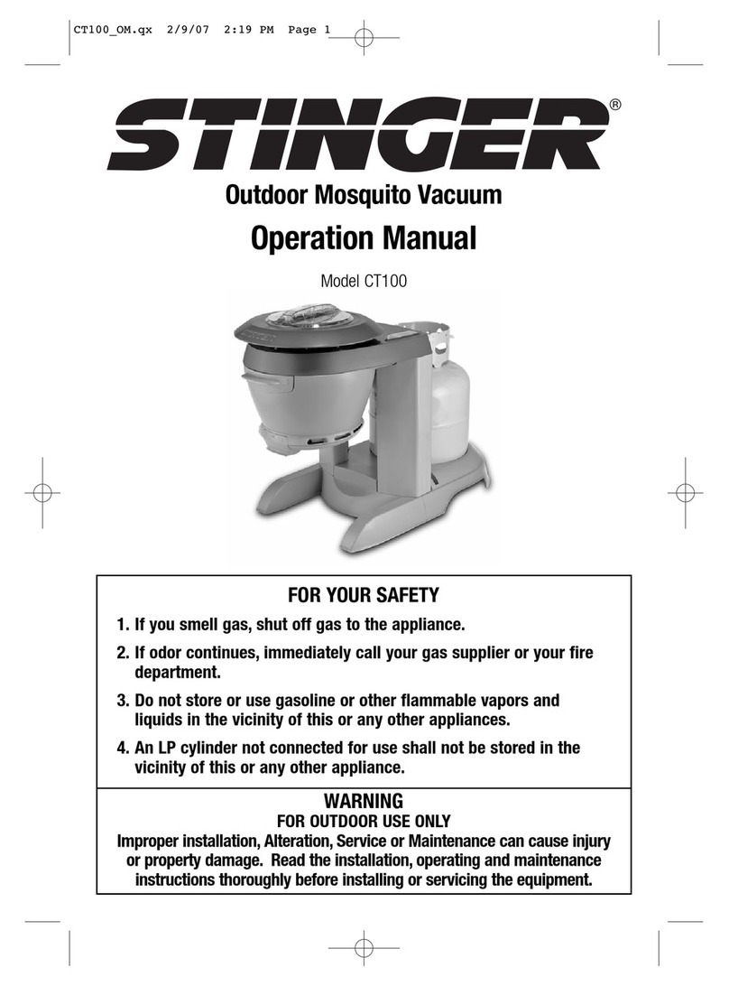 Stinger Nosquito CT100 Series Operation manual