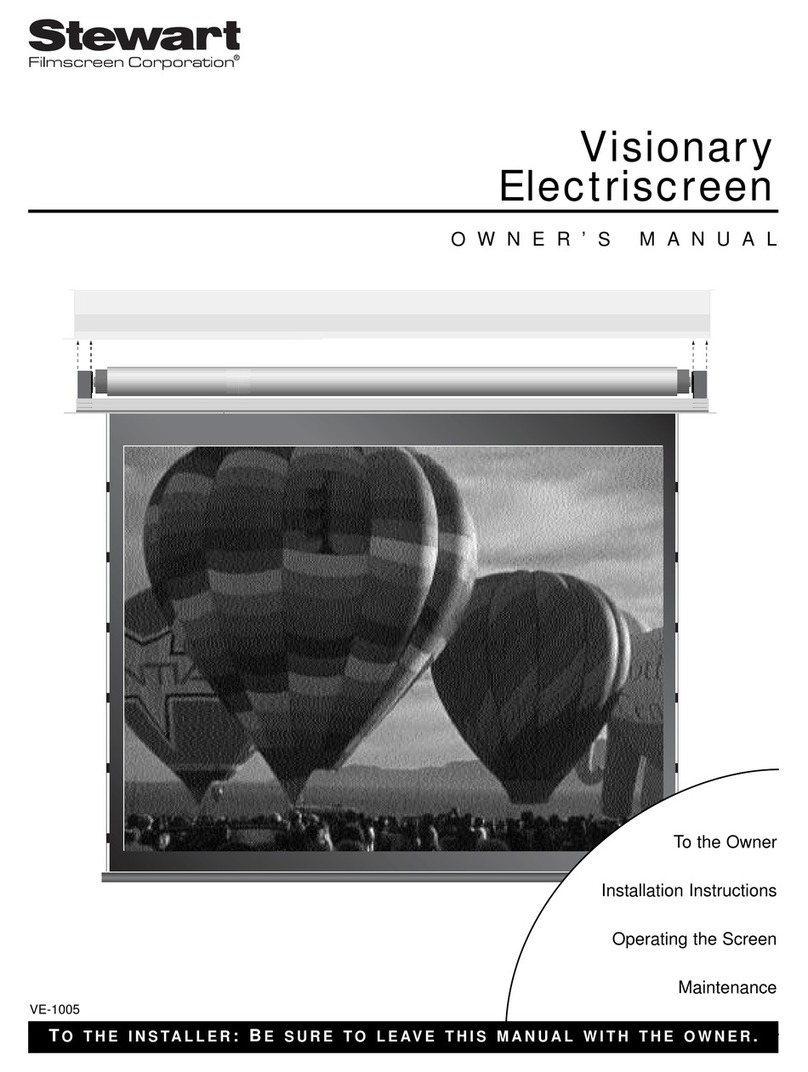 Stewart Filmscreen CM-1005 User manual