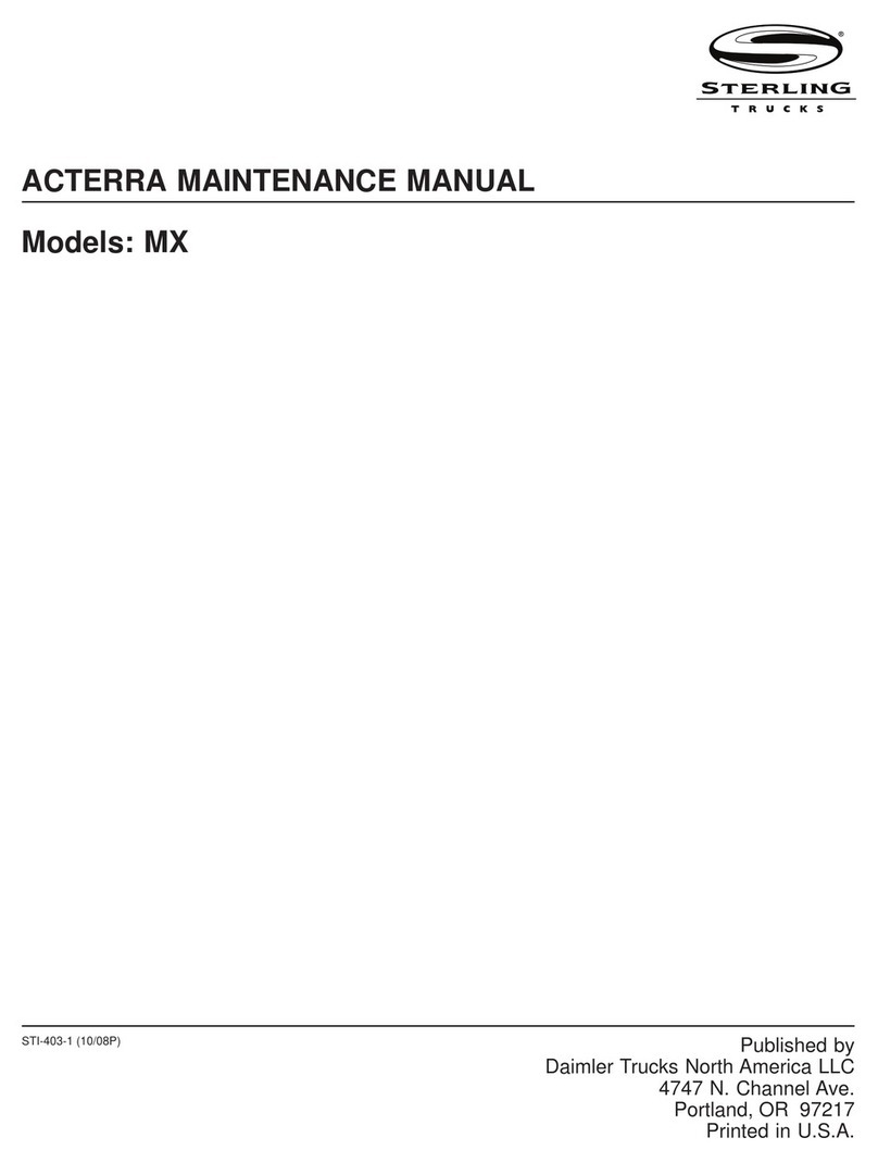 Sterling Trucks Acterra MX Maintenance manual