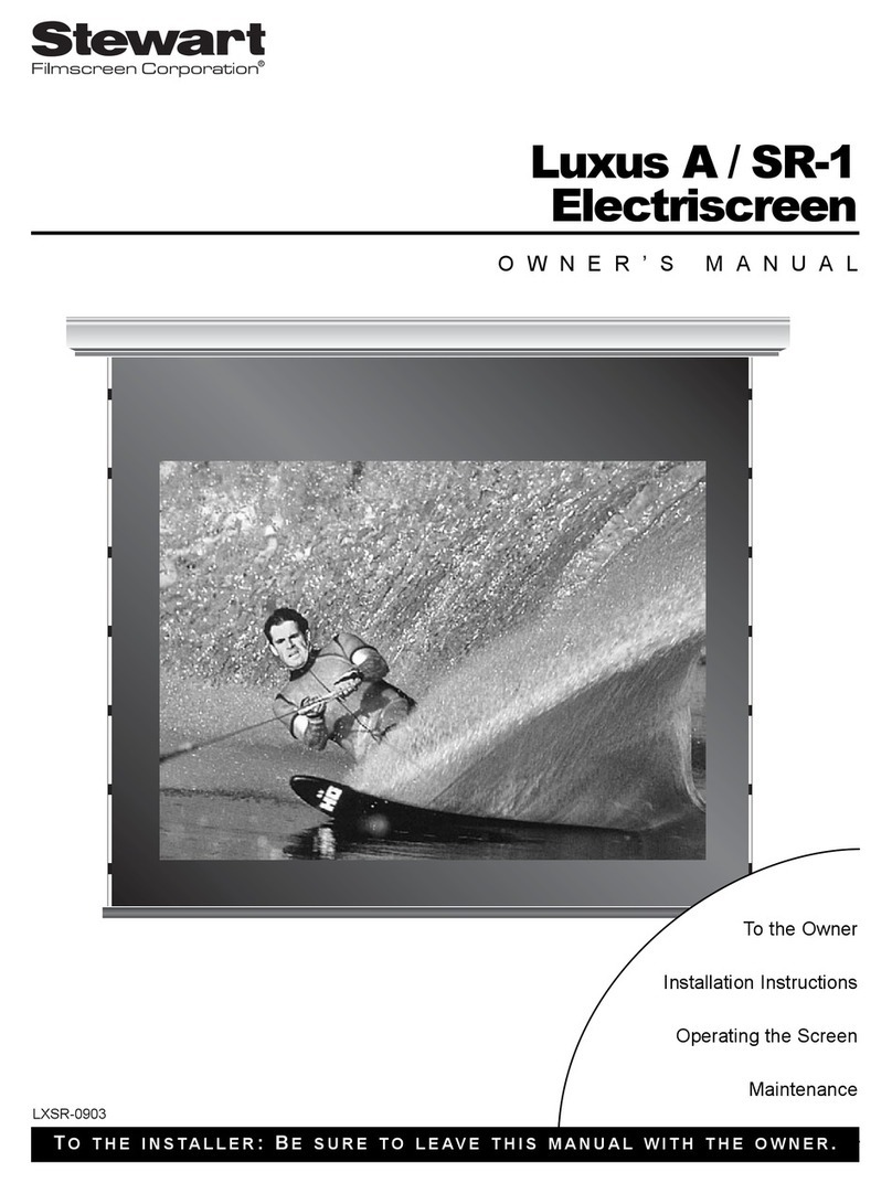 Stewart Filmscreen C User manual