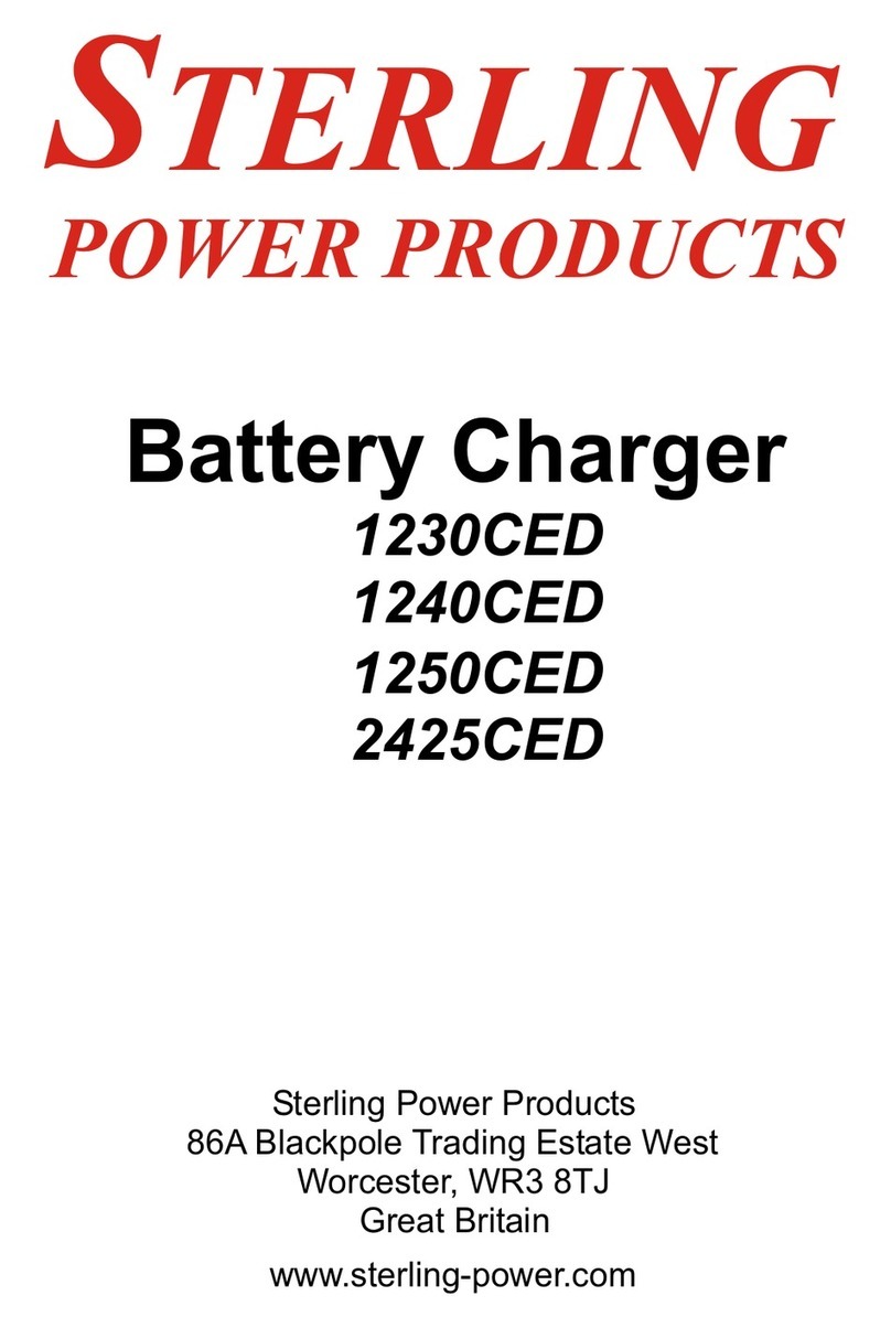 Sterling Power Products 1230CED User manual