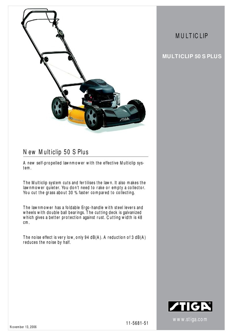 Stiga MULTICLIP 50 S ETHANOL PLUS User manual