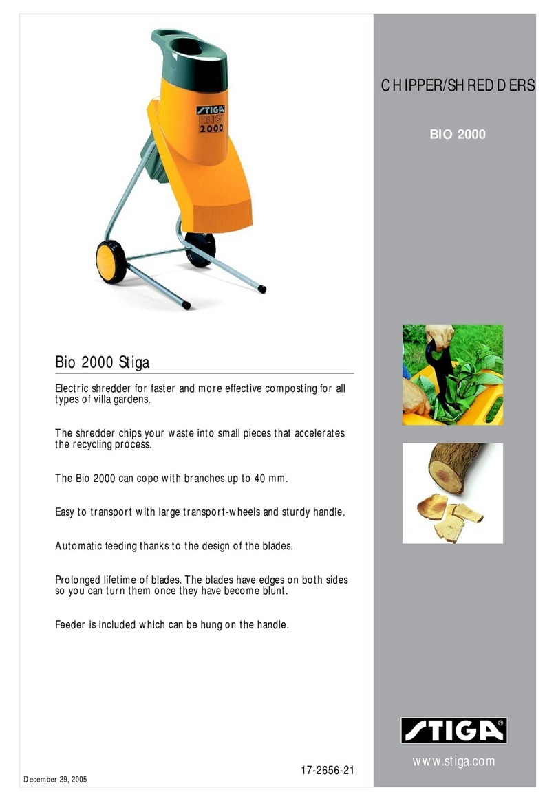Stiga BIO 2000 Specifications