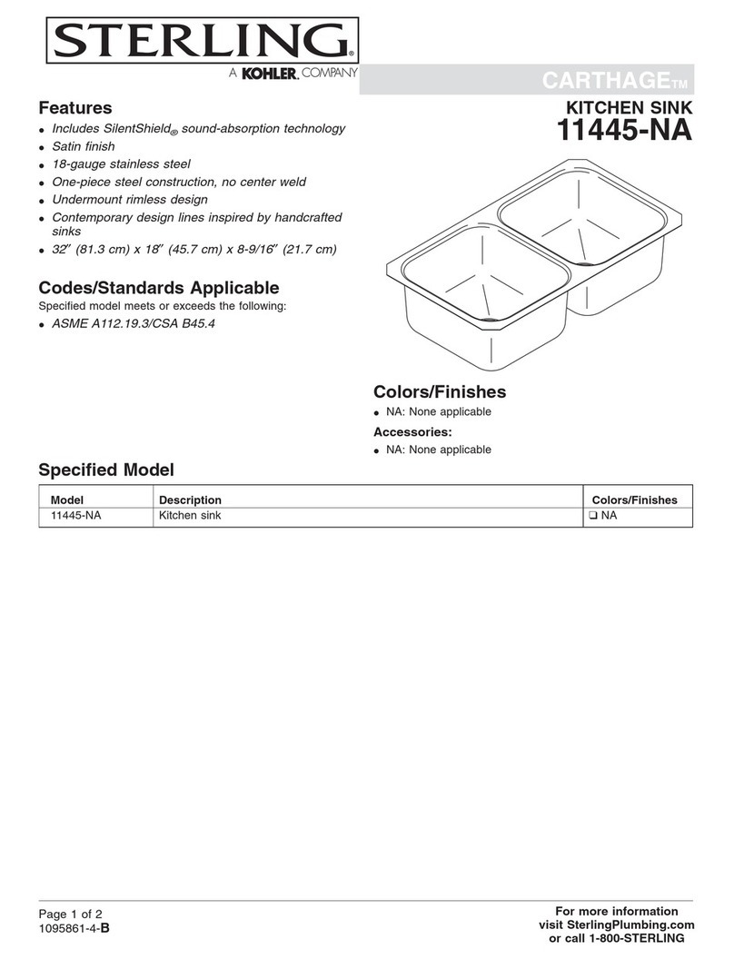 Sterling Carthage 11445-NA User manual