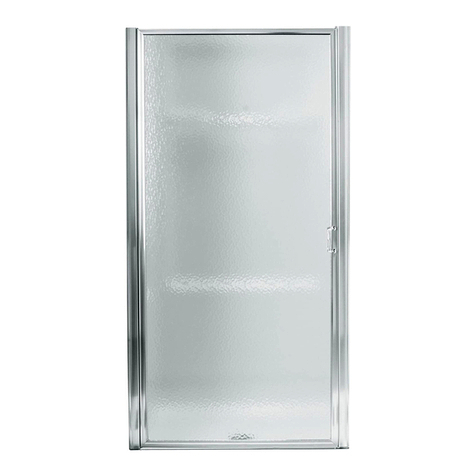 Sterling Plumbing Pivot Shower Doors 950C Series Homeowner's guide