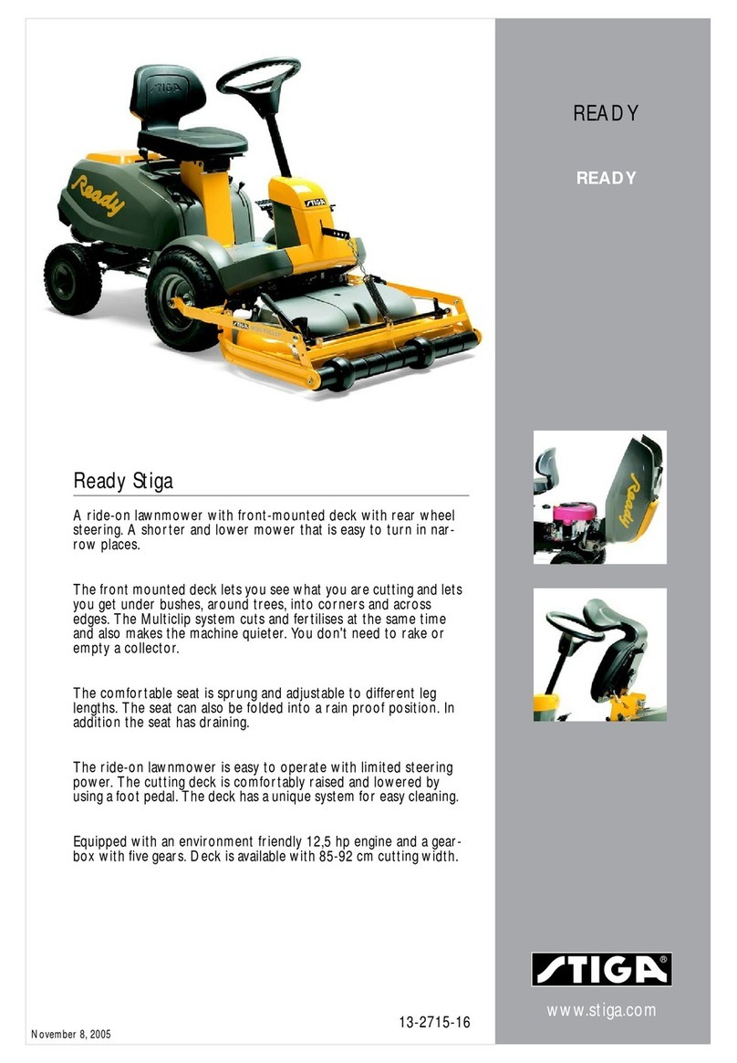 Stiga READY 13-2715-16 specification