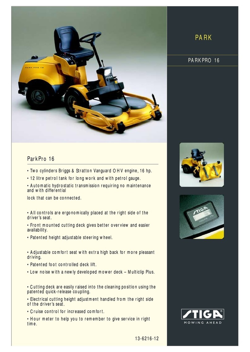 Stiga PARKPRO 16 16 specification