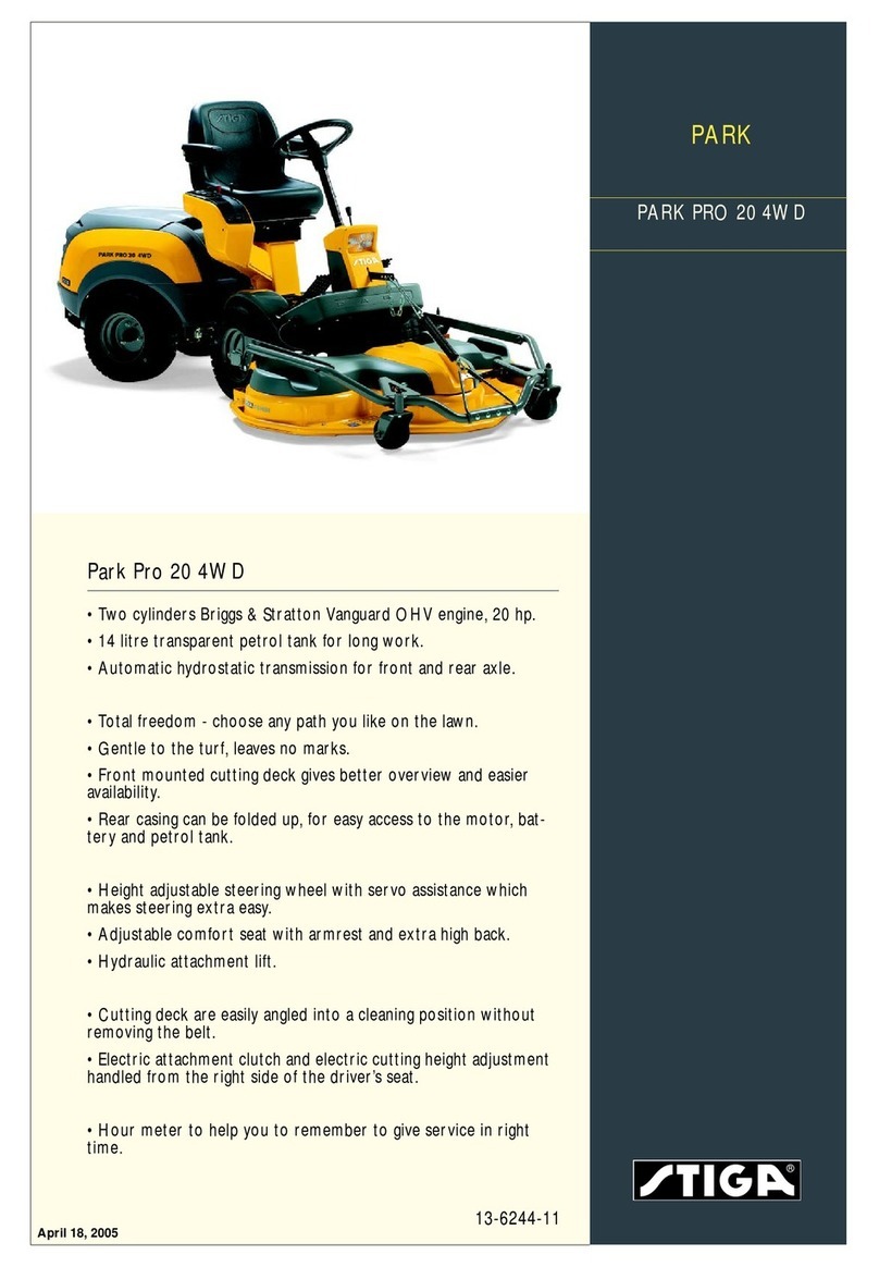Stiga PARK PRO 20 4WD User manual