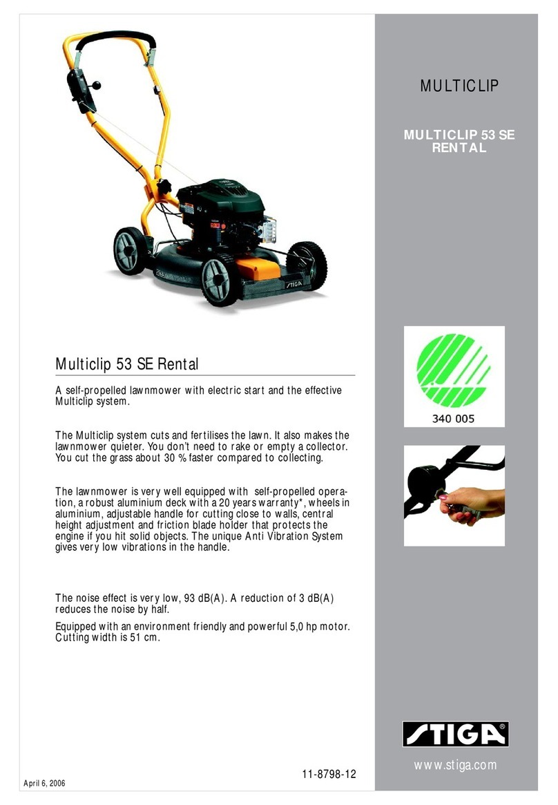 Stiga MULTICLIP 53 SE User manual