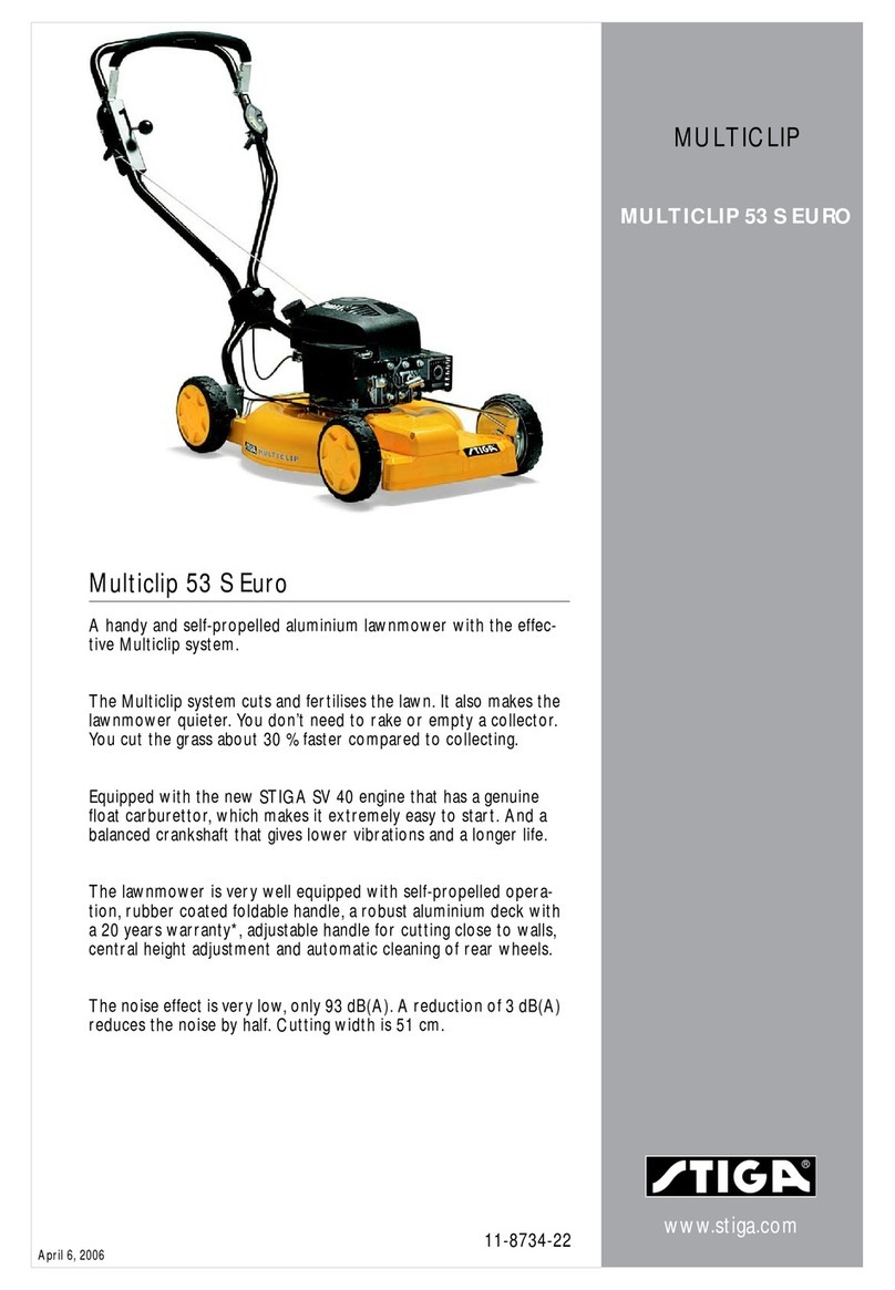 Stiga MULTICLIP 53 S EURO User manual