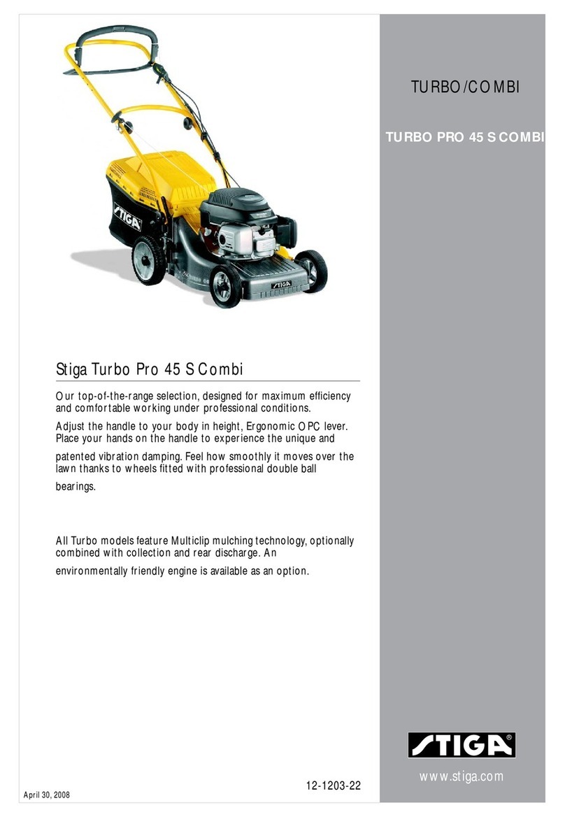 Stiga Turbo Pro 45 S Combi specification