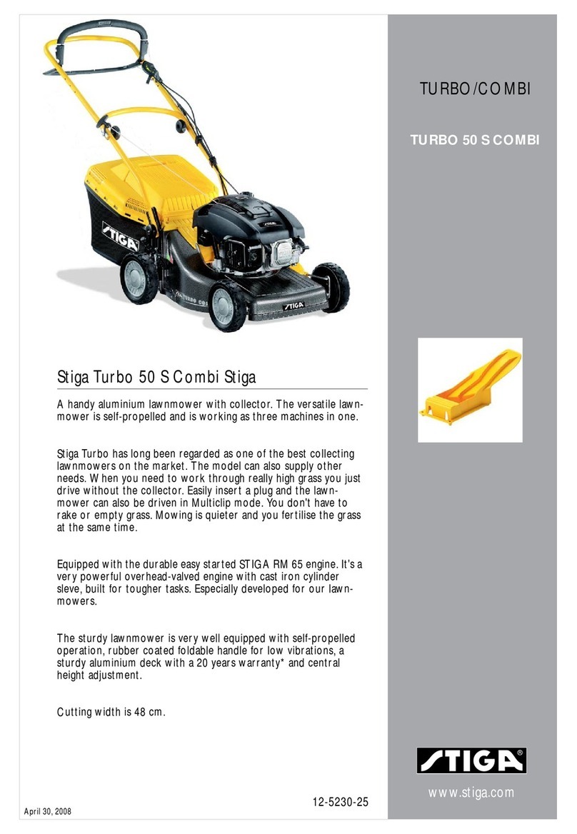 Stiga TURBO 50 S COMBI 50 S User manual