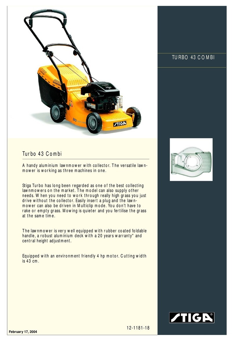 Stiga TURBO 43 COMBI specification