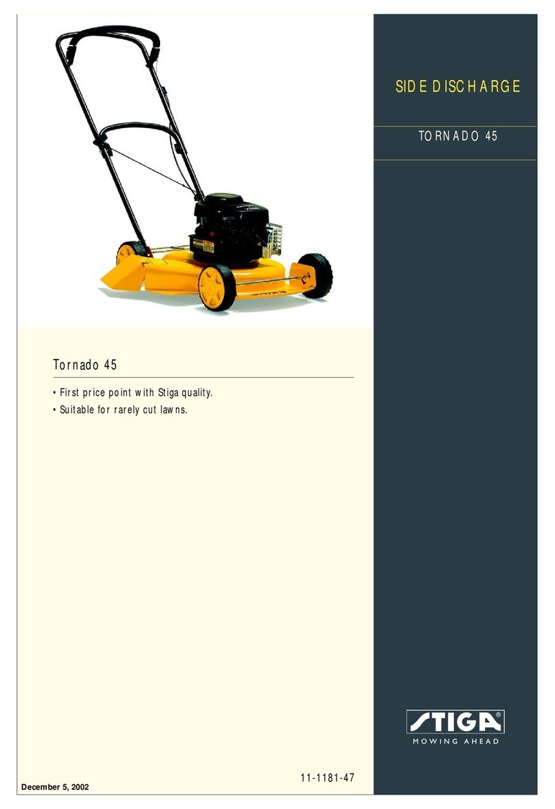 Stiga TORNADO 45 TORNADO 45 specification
