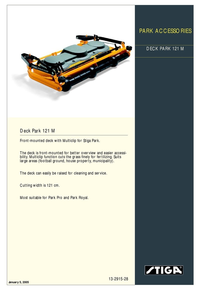 Stiga DECK PARK 121 M User manual