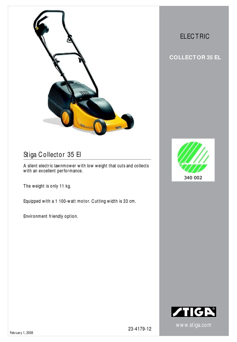 Stiga COLLECTOR 35 EL User manual