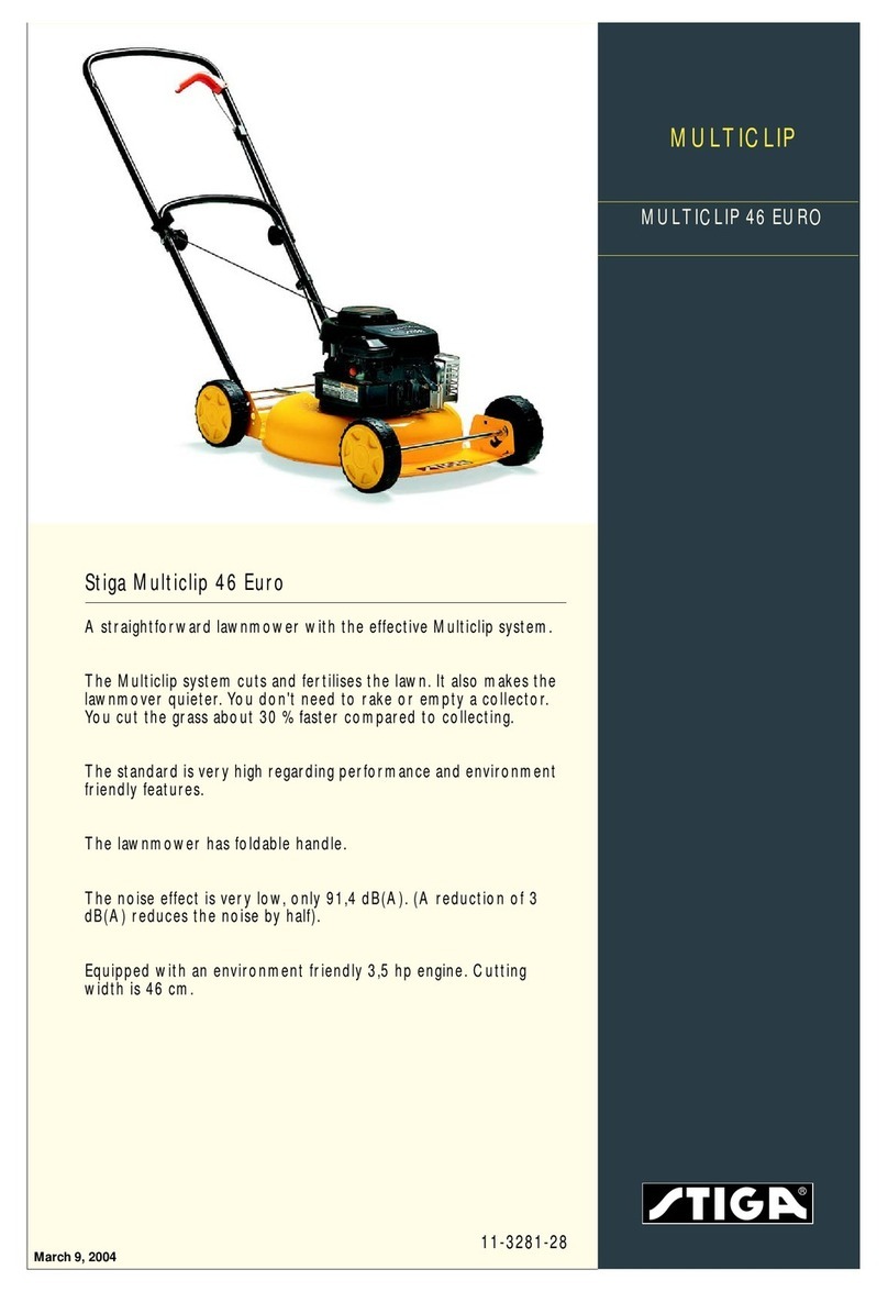 Stiga MULTICLIP 46 EURO Specifications